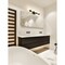 Z-Lite Grayson Vanity, 4-Light, 31 In.W x 5.75 In.L x 8.5 In.H, Matte Black/Clear + Etched Opal 1949-4V-MB - alternate 5